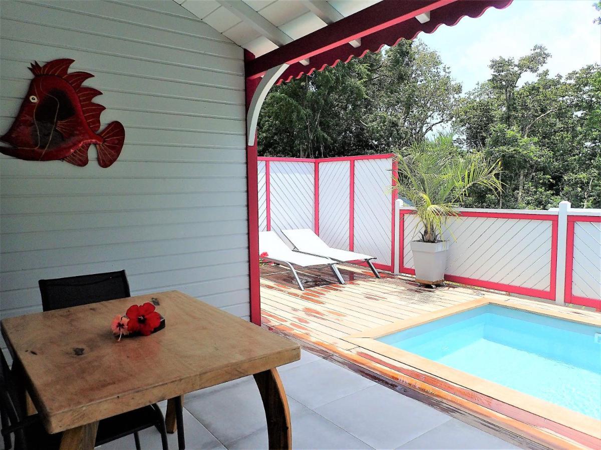 Caraibes Cottage Grenat Piscine Privee 900M De Grande Anse Deshaies Bagian luar foto