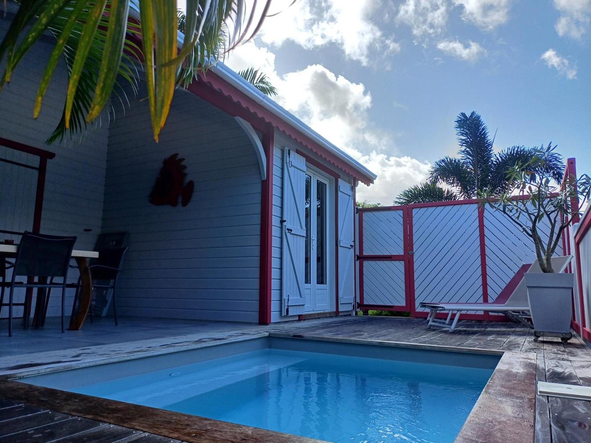 Caraibes Cottage Grenat Piscine Privee 900M De Grande Anse Deshaies Bagian luar foto